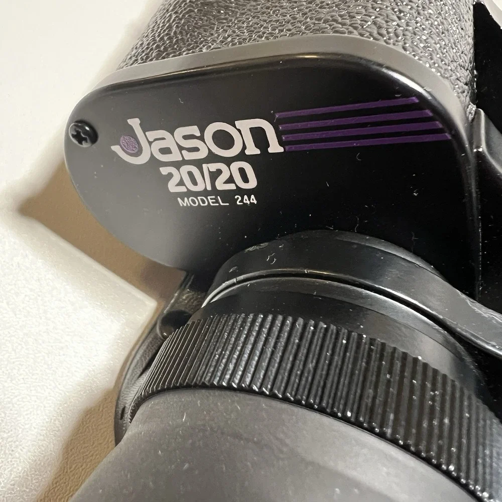 Vintage Jason 20/20‎ Model 244 7x35 Binoculars Fast Focus Coated Lenses Case